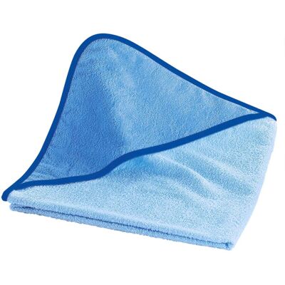 Wörner Kapuzen-Badetuch 80x80 cm hellblau hellblau Wörner Kapuzen-Badetuch 80x80 cm hellblau hellblau