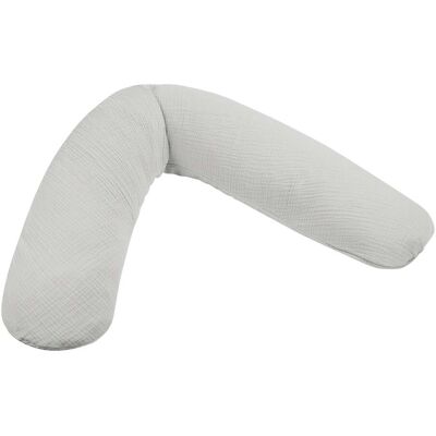 Theraline Dodo Stillkissen Musselin 180 cm grau Theraline Dodo Stillkissen Musselin 180 cm grau