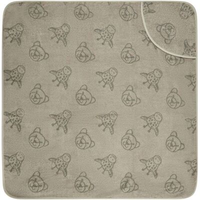 Sterntaler Kapuzenbadetuch 100x100 cm grau grau Sterntaler Kapuzenbadetuch 100x100 cm grau grau