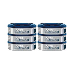 Angelcare 6er-Pack Nachfüllkassette für Windeleimer Dress-Up, Dress-Up XL und Classic XL mehrfarbig