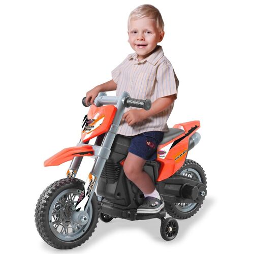 Jamara Fahrzeug Ride-on Motorrad Power Bike 6V orange