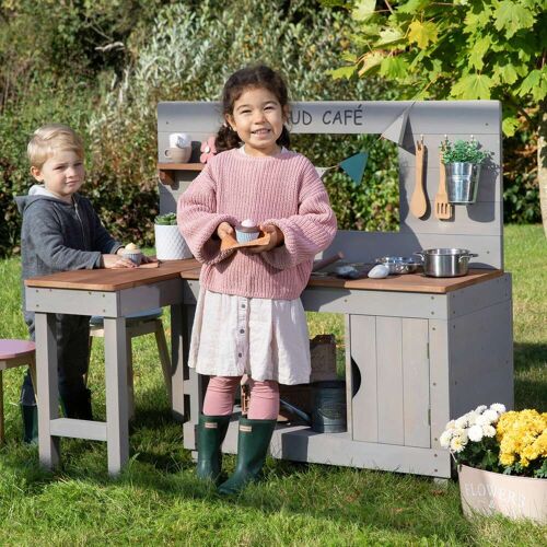 Muddy Buddy® Matschküche Mud Café grau