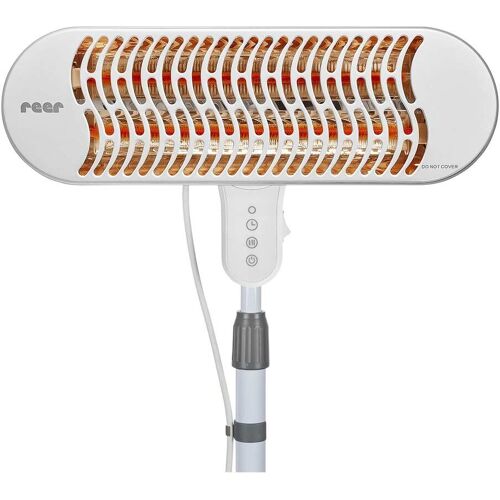 Reer Heizstrahler 2in1 HeatCare+ Flex mit Standfuß weiss