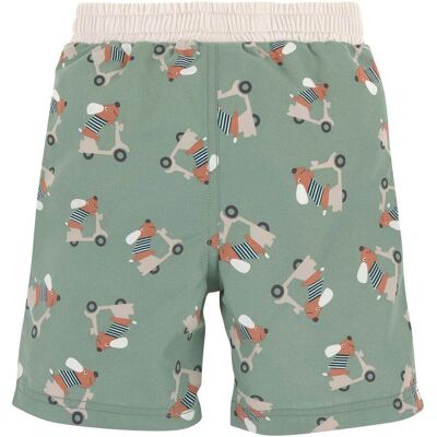 Lässig Badeshorts mit Windeleinsatz und UV-Schutz Dackel Roller gruen mehrfarbig 86 Lässig Badeshorts mit Windeleinsatz und UV-Schutz Dackel Roller gruen mehrfarbig 86