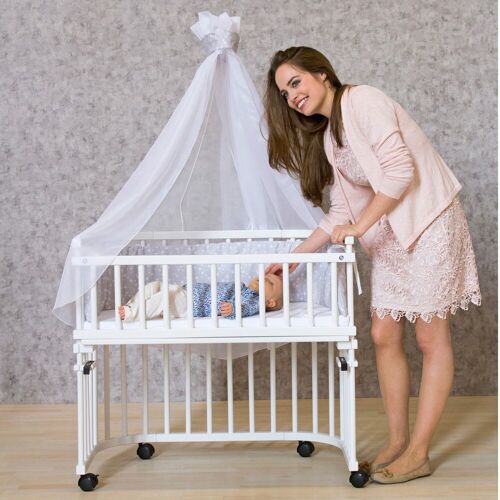 Babybay® Rollensatz Parkett für alle Modelle schwarz