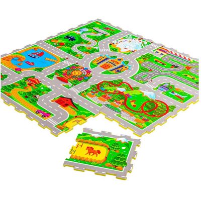 Hakuna Matte Puzzle-Matte - 120x120 cm, Schadstofffrei, Wasserdicht Hakuna Matte Puzzle-Matte - 120x120 cm, Schadstofffrei, Wasserdicht