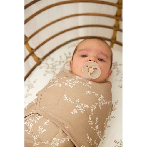 Meyco Baby Pucktuch SwaddleMeyco wattiert 2.0 TOG Größe S/M beige S