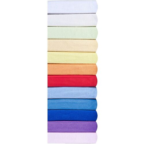 Bornino Home Feinbiber-Spannbetttuch 60x120 cm - 70x140 cm gruen 70