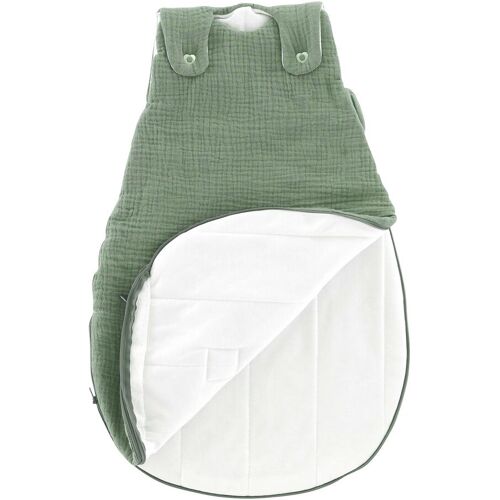 Träumeland Ganzjahresschlafsack Liebmich Baumwollmusselin 2.5 TOG gruen 50