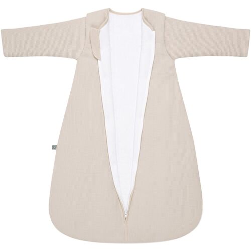Emma & Noah Winterschlafsack mit abnehmbaren Ärmeln 3.5 TOG beige 80