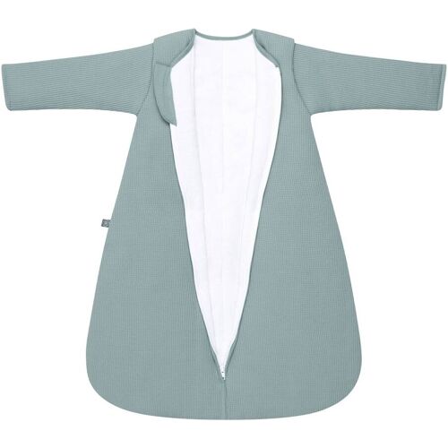 Emma & Noah Winterschlafsack mit abnehmbaren Ärmeln 3.5 TOG gruen 80