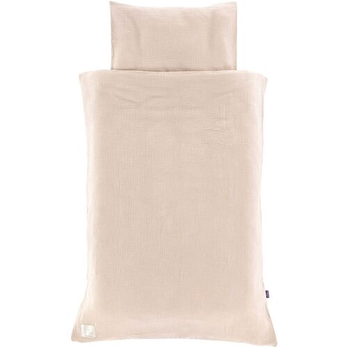 Träumeland Bettwäsche Baumwollmusselin 40x60 / 100x135 cm beige