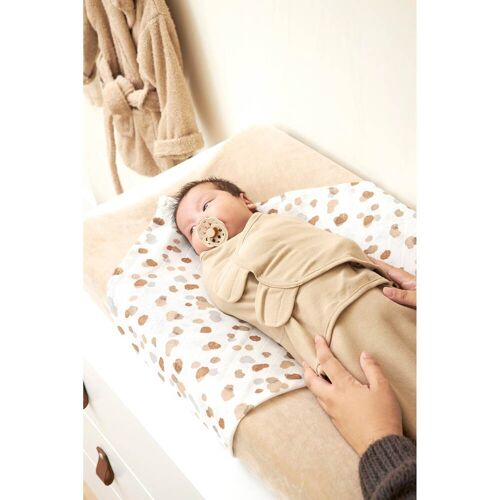Meyco Baby Pucktuch SwaddleMeyco Uni Größe S/M 1.0 TOG beige S