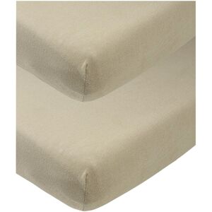 Meyco Baby 2er-Pack Jersey-Spannbetttücher 70x140 - 70x150 cm braun Meyco Baby 2er-Pack Jersey-Spannbetttücher 70x140 - 70x150 cm braun