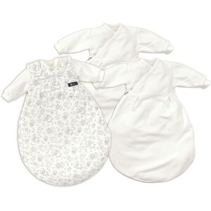 Alvi Baby-Mäxchen 3-tlg. Ganzjahresschlafsack 2.5 TOG weiss 62 Alvi Baby-Mäxchen 3-tlg. Ganzjahresschlafsack 2.5 TOG weiss 62