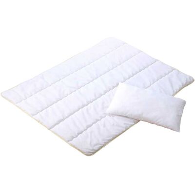 Alvi Steppbett-Set Thermovlies 40x60cm / 100x135cm weiss Alvi Steppbett-Set Thermovlies 40x60cm / 100x135cm weiss