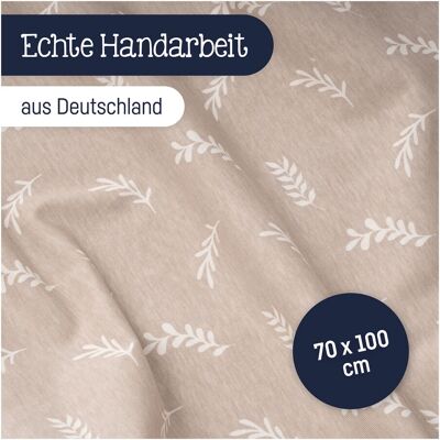 Julius Zöllner Babydecke Winter Jersey 70x100 cm braun Julius Zöllner Babydecke Winter Jersey 70x100 cm braun