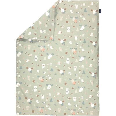 Alvi Bettwäsche Baby Forest Decke (100 x 135) + Kissen (40 x 60) - Bettwäsche Alvi Bettwäsche Baby Forest Decke (100 x 135) + Kissen (40 x 60) - Bettwäsche