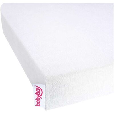 Babybay® Jersey-Spannbetttuch Deluxe passend für Modell Verlängerungsseite Boxspring XXL weiss Babybay® Jersey-Spannbetttuch Deluxe passend für Modell Verlängerungsseite Boxspring XXL weiss