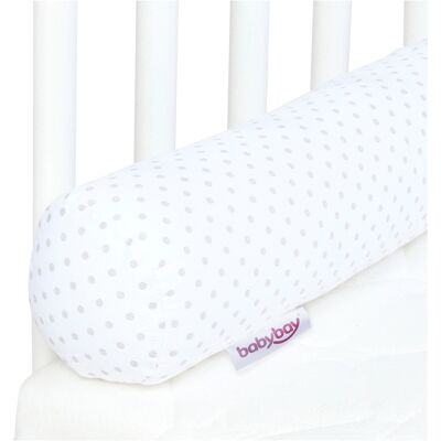 babybay Nestchenschlange Piqué - 180 cm, grau/weiß, Kinder babybay Nestchenschlange Piqué - 180 cm, grau/weiß, Kinder