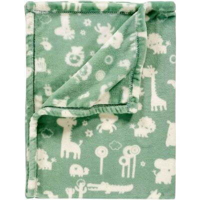 Alvi Babydecke Microfaser mit UV-Schutz 50+ 75x100 cm gruen Alvi Babydecke Microfaser mit UV-Schutz 50+ 75x100 cm gruen