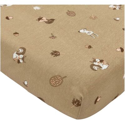 Meyco Baby Jersey-Spannbetttuch 70x140 - 70x150 cm beige Meyco Baby Jersey-Spannbetttuch 70x140 - 70x150 cm beige