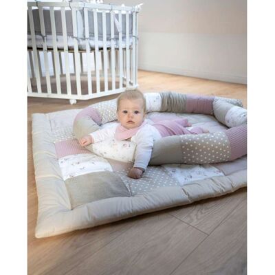 Ullenboom Nestchenschlange 300 cm Waffelpiqué/Cord rosa Ullenboom Nestchenschlange 300 cm Waffelpiqué/Cord rosa
