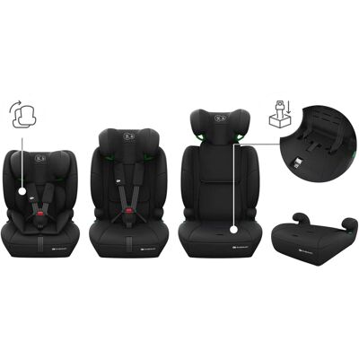 Kinderkraft Kindersitz COMFORT UP 2 PLUS schwarz Kinderkraft Kindersitz COMFORT UP 2 PLUS schwarz