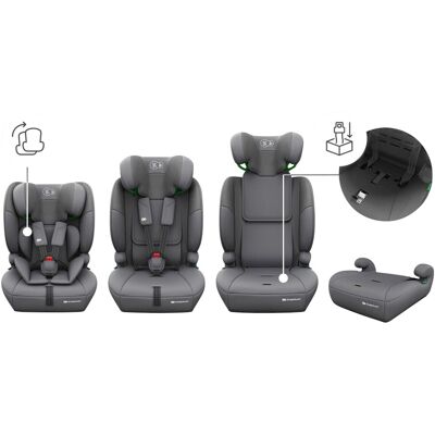 Kinderkraft Kindersitz COMFORT UP 2 PLUS grau Kinderkraft Kindersitz COMFORT UP 2 PLUS grau