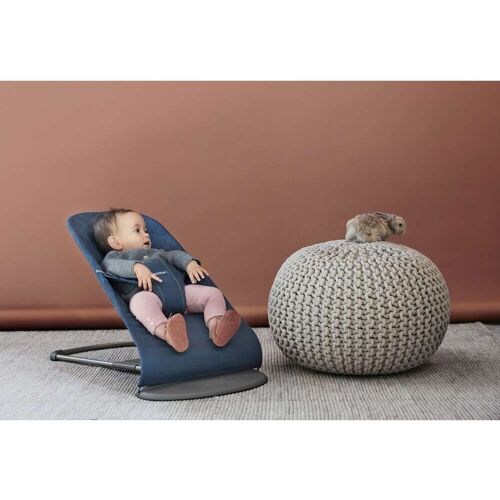 Babybjörn Babywippe Bliss gewebt blau