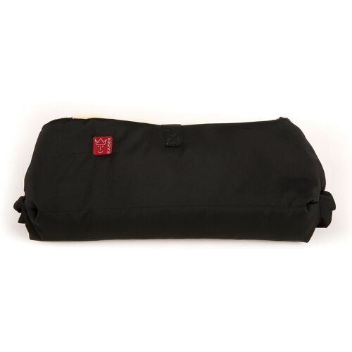 Kaiser Lammfell-Handwärmer Big Double für Kinderwagen schwarz schwarz