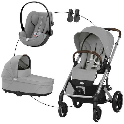Cybex Gold Kombikinderwagen Balios S Lux Trio-Set inkl. Babyschale Cloud G