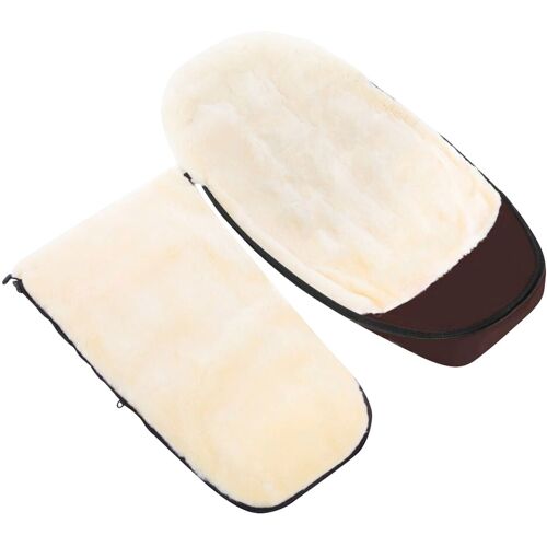 Werner Christ Baby Lammfell-Fußsack Flims braun braun