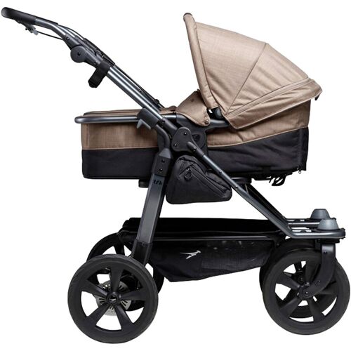 Tfk duo Zwillings- und Kinderwagen Geschwisterwagen mit Luftkammerrad braun braun