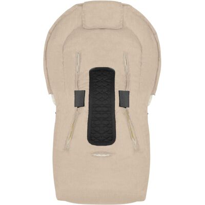 Werner Christ Baby Lammfell-Fußsack Oslo für Babyschale, Tragewanne beige beige Werner Christ Baby Lammfell-Fußsack Oslo für Babyschale, Tragewanne beige beige