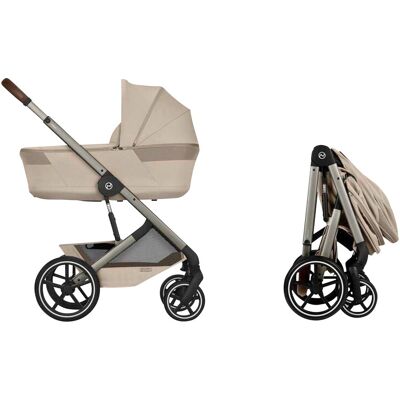 Cybex Gold Kombikinderwagen BALIOS S LUX inkl. faltbarer Wanne beige beige Cybex Gold Kombikinderwagen BALIOS S LUX inkl. faltbarer Wanne beige beige