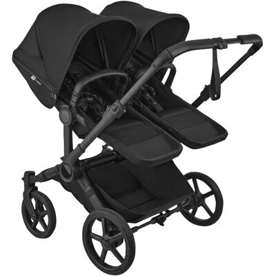 Bugaboo Donkey 6 Kinderwagen Geschwisterwagen Double schwarz schwarz Bugaboo Donkey 6 Kinderwagen Geschwisterwagen Double schwarz schwarz