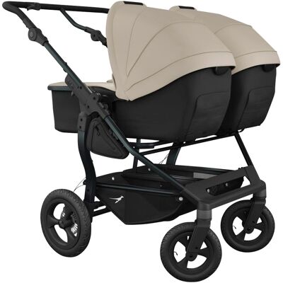 Tfk Kinderwagen Zwillingswagen duo grau schwarz grau schwarz Tfk Kinderwagen Zwillingswagen duo grau schwarz grau schwarz
