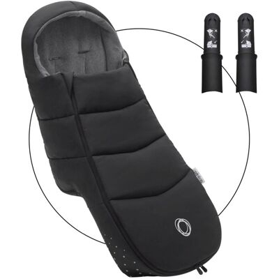 Bugaboo Fußsack inkl. Höhenadapter schwarz schwarz Bugaboo Fußsack inkl. Höhenadapter schwarz schwarz