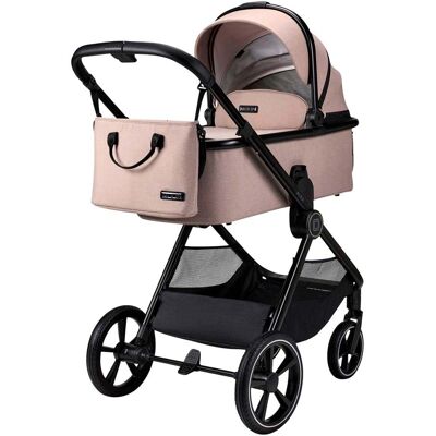 Moon Kombikinderwagen Aura (2026) Trio-Set inkl. Babyschale Cosmo 2.0 beige beige Moon Kombikinderwagen Aura (2026) Trio-Set inkl. Babyschale Cosmo 2.0 beige beige