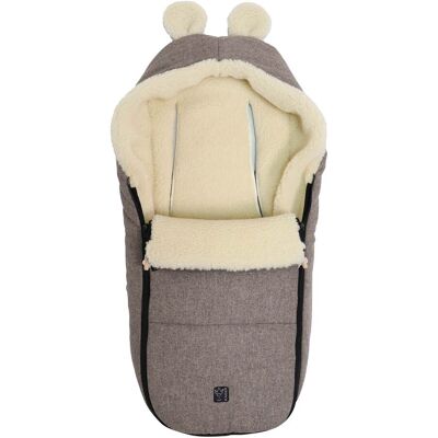 Kaiser Winterfußsack HOODY MAUS WOOL für Babyschalen braun braun Kaiser Winterfußsack HOODY MAUS WOOL für Babyschalen braun braun