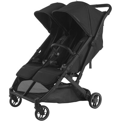 Uppababy Kinderwagen Zwillingswagen Minu Duo schwarz schwarz Uppababy Kinderwagen Zwillingswagen Minu Duo schwarz schwarz