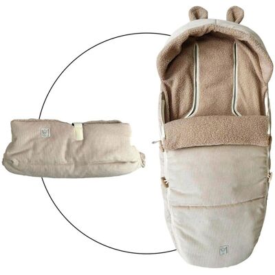 Kaiser Fußsack HAU KEA Bundle inkl. Handwärmer beige beige Kaiser Fußsack HAU KEA Bundle inkl. Handwärmer beige beige