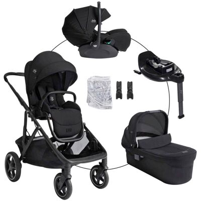 Joie Kombikinderwagen Versiti Travel-Set inkl. Babyschale i-Level Pro und Isofix-Basis i-Base Encore schwarz schwarz Joie Kombikinderwagen Versiti Travel-Set inkl. Babyschale i-Level Pro und Isofix-Basis i-Base Encore schwarz schwarz
