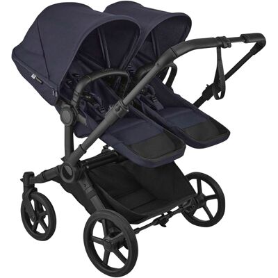 Bugaboo Donkey 6 Kinderwagen Geschwisterwagen Double blau blau Bugaboo Donkey 6 Kinderwagen Geschwisterwagen Double blau blau