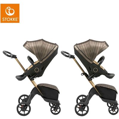 Stokke® Xplory® Kinderwagen Xplory X schwarz gold schwarz gold Stokke® Xplory® Kinderwagen Xplory X schwarz gold schwarz gold