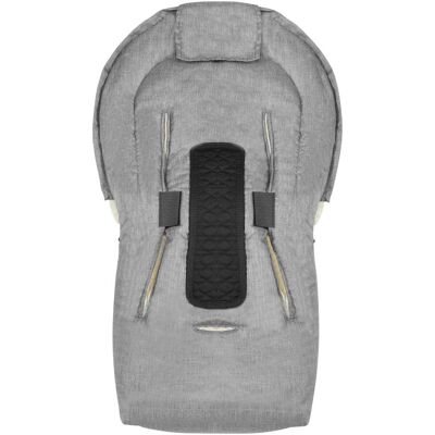 Werner Christ Baby Lammfell-Fußsack Oslo für Babyschale, Tragewanne grau grau Werner Christ Baby Lammfell-Fußsack Oslo für Babyschale, Tragewanne grau grau