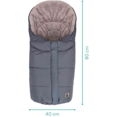 Babycab Winterfußsack Hella für Babyschale, Tragewanne grau grau Babycab Winterfußsack Hella für Babyschale, Tragewanne grau grau