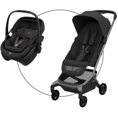 Maxi-Cosi Buggy Fame Cabin inkl. Babyschale Coral Slide Pro schwarz schwarz Maxi-Cosi Buggy Fame Cabin inkl. Babyschale Coral Slide Pro schwarz schwarz