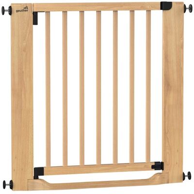 Geuther Tür- & Treppenschutzgitter Easylock Holz mit Flatstep 79-87cm natur Geuther Tür- & Treppenschutzgitter Easylock Holz mit Flatstep 79-87cm natur
